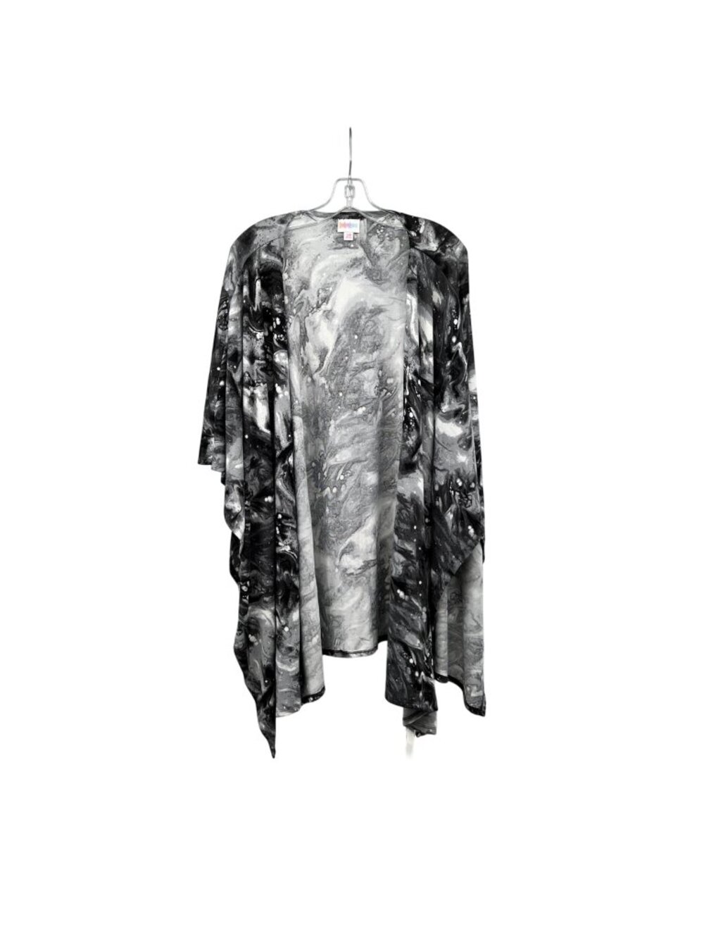 LuLaRoe Savannah Kaftan Shawl Wrap Black/Multi Open Size S/M New
